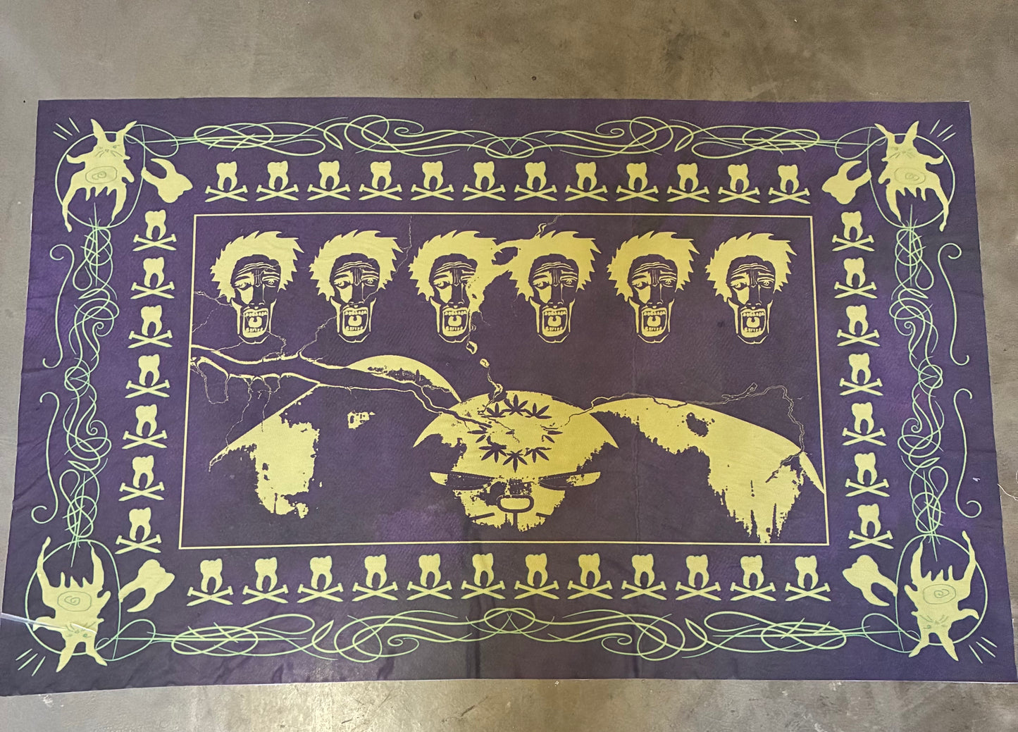 Purple tapestry
