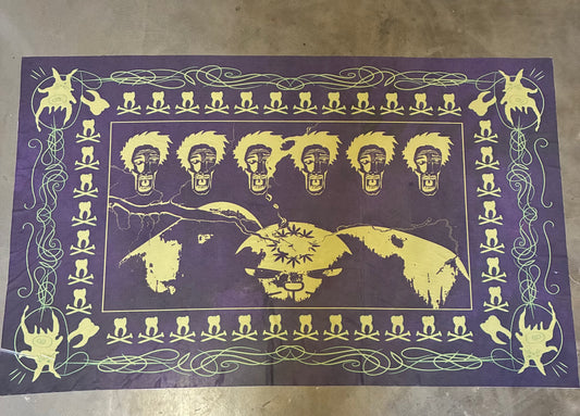 Purple tapestry